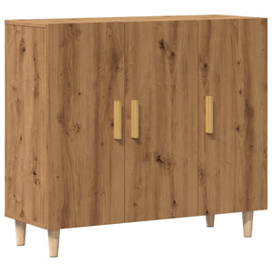 vidaXL Sideboard Artisan Oak 90x34x80 cm Engineered Wood