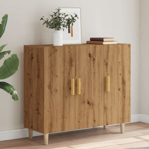 vidaXL Sideboard Artisan Oak 90x34x80 cm Engineered Wood