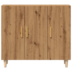 vidaXL Sideboard Artisan Oak 90x34x80 cm Engineered Wood