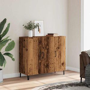 vidaXL Sideboard Old Wood 90x34x80 cm Engineered Wood