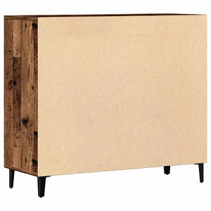 vidaXL Sideboard Old Wood 90x34x80 cm Engineered Wood