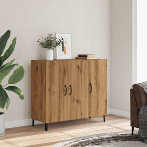 vidaXL Sideboard Artisan oak 90x34x80 cm Engineered Wood