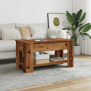 vidaXL Coffee Table Old Wood 101x49x52 cm Engineered Wood