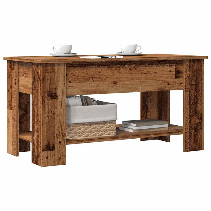 vidaXL Coffee Table Old Wood 101x49x52 cm Engineered Wood