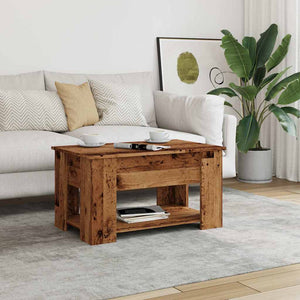 vidaXL Coffee Table Old Wood 79x49x41 cm Engineered Wood