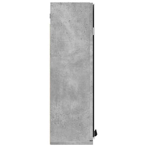 vidaXL Bathroom Mirror Cabinet Concrete Grey 64x20x66.5 cm Engineered Wood