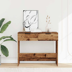 vidaXL Console Table Old Wood 90x36x75 cm Engineered Wood