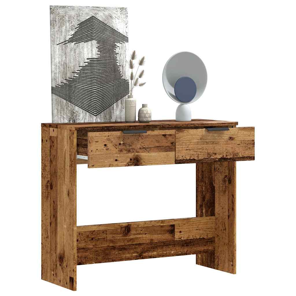 vidaXL Console Table Old Wood 90x36x75 cm Engineered Wood