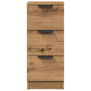 vidaXL Sideboards 2 pcs Artisan Oak 30x30x70 cm Engineered Wood