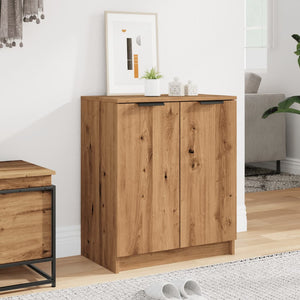 vidaXL Shoe Cabinet Artisian Oak 59x35x70 cm Engineered Wood