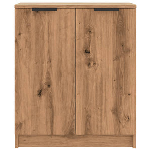 vidaXL Shoe Cabinet Artisian Oak 59x35x70 cm Engineered Wood