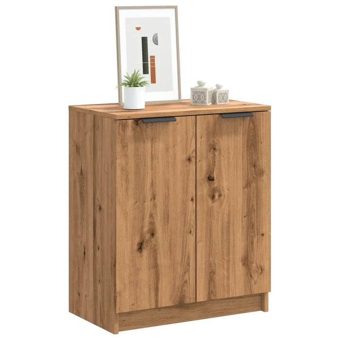 vidaXL Shoe Cabinet Artisian Oak 59x35x70 cm Engineered Wood