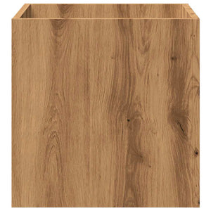 vidaXL Planter Box Artisan Oak 40x40x40 cm Engineered Wood