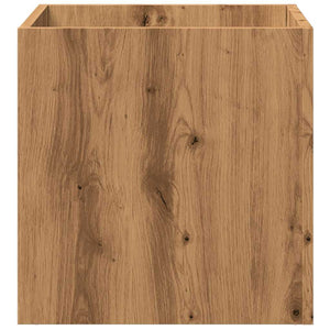 vidaXL Planter Box Artisan Oak 40x40x40 cm Engineered Wood