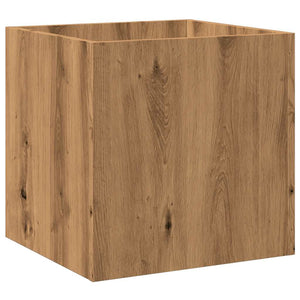 vidaXL Planter Box Artisan Oak 40x40x40 cm Engineered Wood