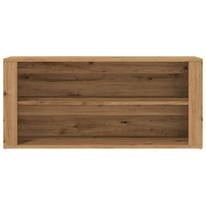 vidaXL Shoe Bench Artisan Oak 100x35x45 cm Engineered Wood