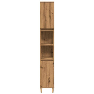 vidaXL Bathroom Cabinet Artisan Oak 30x30x190 cm Engineered Wood