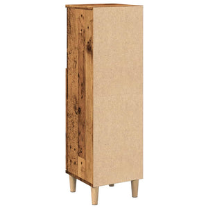 vidaXL Bathroom Cabinet Old Wood 30x30x100 cm Engineered Wood