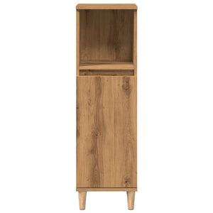 vidaXL Bathroom Cabinet Artisan Oak 30x30x100 cm Engineered Wood