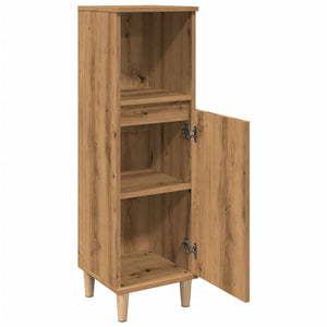 vidaXL Bathroom Cabinet Artisan Oak 30x30x100 cm Engineered Wood