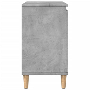 vidaXL Sink Cabinet Concrete Grey 58x33x60 cm Engineered Wood