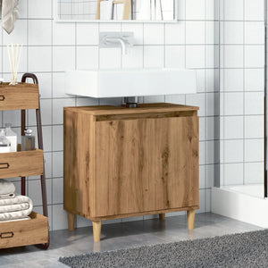 vidaXL Sink Cabinet Artisan Oak 58x33x60 cm Engineered Wood