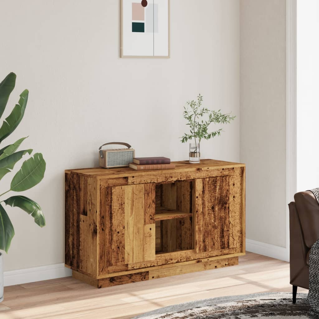 vidaXL Sideboard Old Wood 102x35x60 cm Engineered Wood