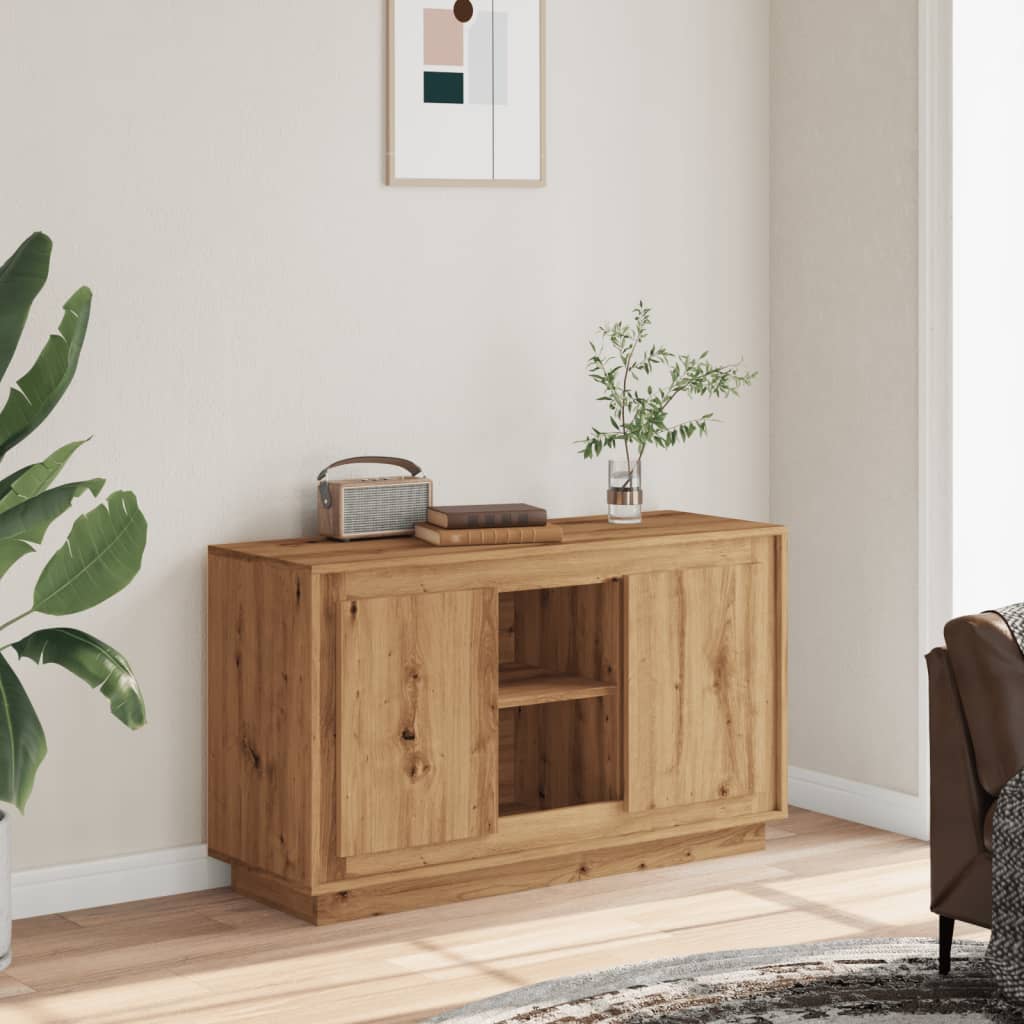 vidaXL Sideboard Artisan Oak 102x35x60 cm Engineered Wood