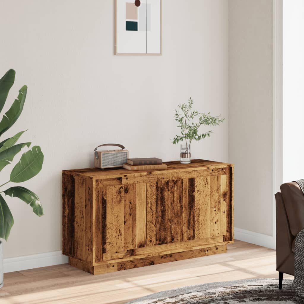 vidaXL Sideboard Old Wood 102x35x55 cm Engineered Wood