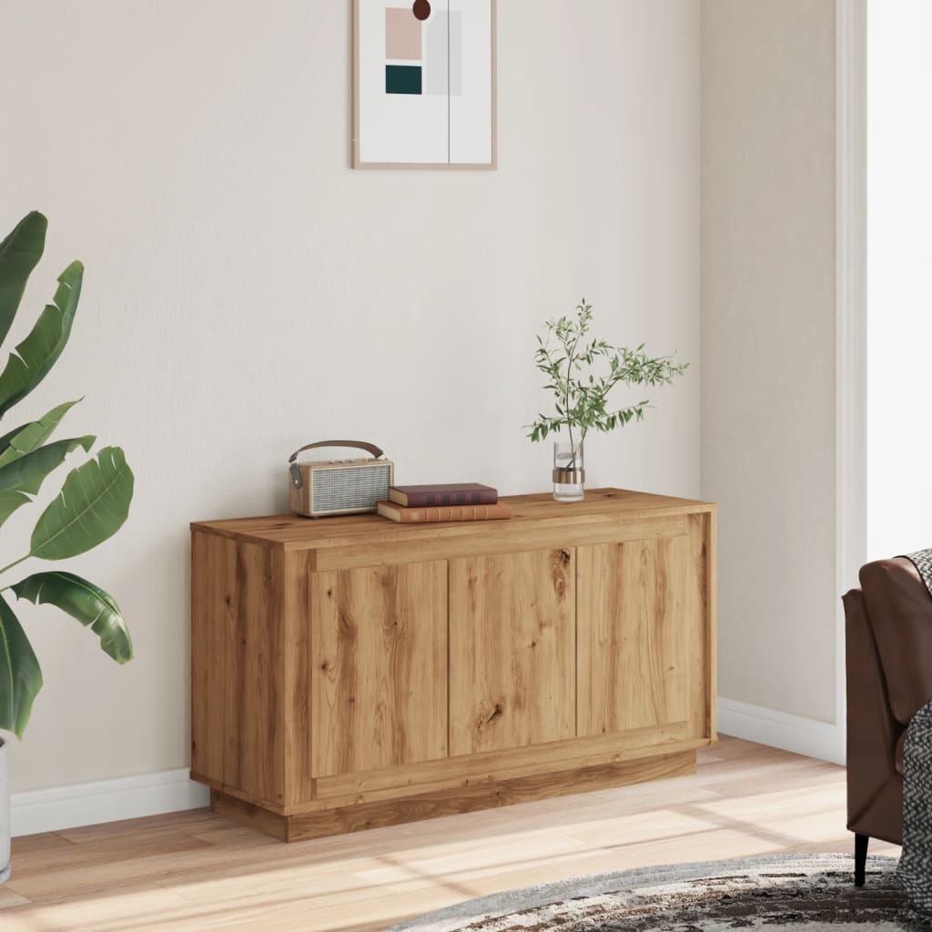 vidaXL Sideboard Artisan Oak 102x35x55 cm Engineered Wood