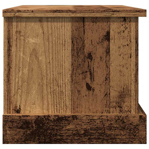 vidaXL Storage Box Old Wood 30x50x28 cm Engineered Wood