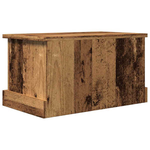 vidaXL Storage Box Old Wood 30x50x28 cm Engineered Wood