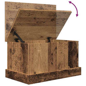 vidaXL Storage Box Old Wood 30x50x28 cm Engineered Wood