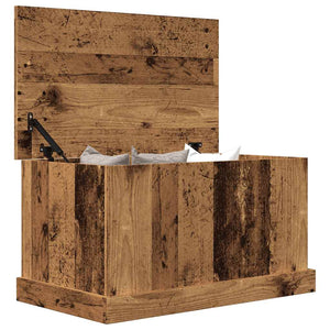 vidaXL Storage Box Old Wood 70x40x38 cm Engineered Wood