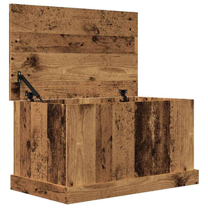 vidaXL Storage Box Old Wood 70x40x38 cm Engineered Wood