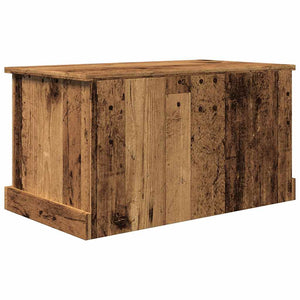 vidaXL Storage Box Old Wood 70x40x38 cm Engineered Wood