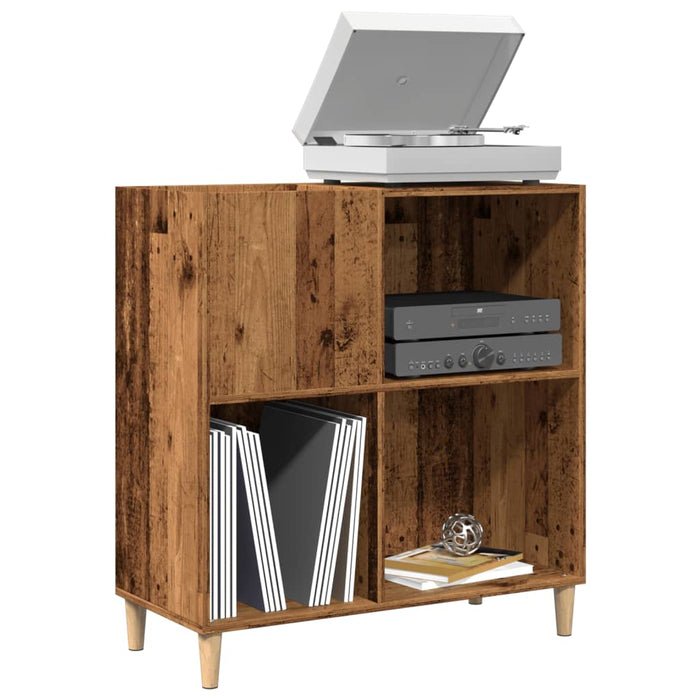 vidaXL Record Cabinet Old Wood 84.5x38x89 cm Engineered Wood