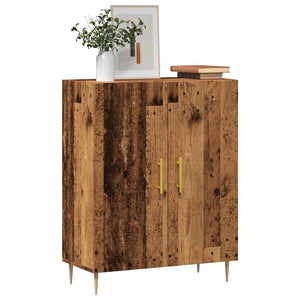 vidaXL Sideboard Old Wood 69.5x34x90 cm Engineered Wood