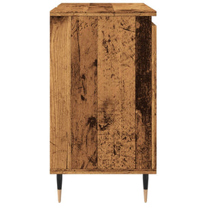 vidaXL Bathroom Cabinet Old Wood 58x33x60 cm Engineered Wood