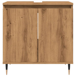 vidaXL Bathroom Cabinet Artisan Oak 58x33x60 cm Engineered Wood