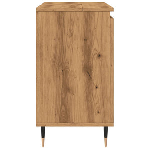 vidaXL Bathroom Cabinet Artisan Oak 58x33x60 cm Engineered Wood