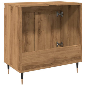 vidaXL Bathroom Cabinet Artisan Oak 58x33x60 cm Engineered Wood