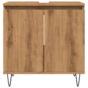 vidaXL Bathroom Cabinet Artisan Oak 58x33x60 cm Engineered Wood