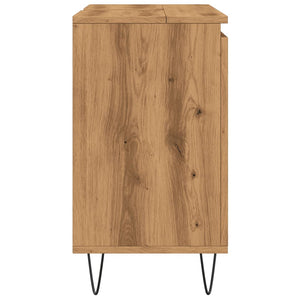 vidaXL Bathroom Cabinet Artisan Oak 58x33x60 cm Engineered Wood