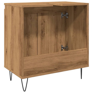 vidaXL Bathroom Cabinet Artisan Oak 58x33x60 cm Engineered Wood