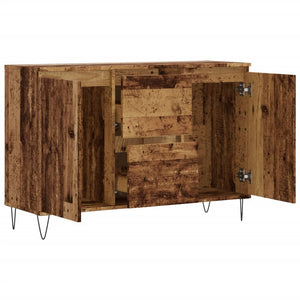 vidaXL Sideboard Old Wood 104x35x70 cm Engineered Wood