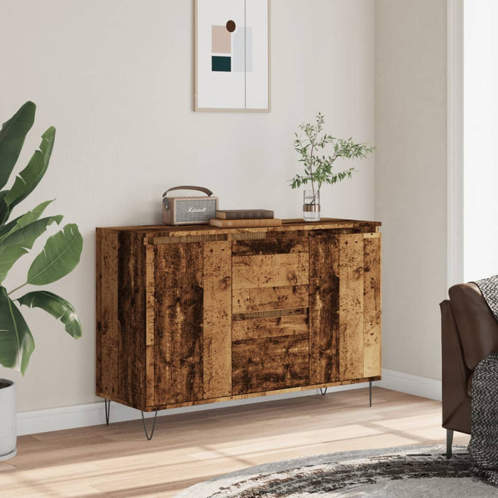 vidaXL Sideboard Old Wood 104x35x70 cm Engineered Wood