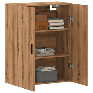 vidaXL Wall Mounted Cabinet Artisan Oak 69.5x34x90 cm