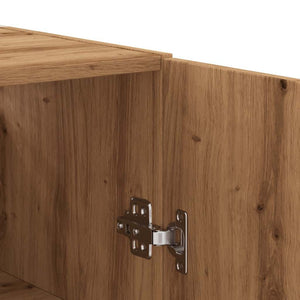 vidaXL Wall Mounted Cabinet Artisan Oak 69.5x34x90 cm