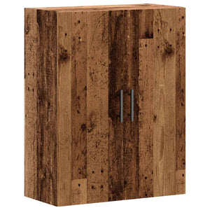 vidaXL Wall Mounted Cabinet Old Wood 69.5x34x90 cm